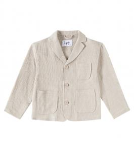 Льняной блейзер Il Gufo, Light Beige