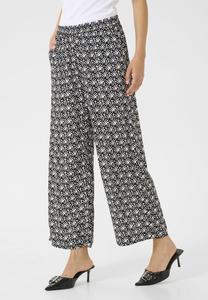 Брюки Kaffe KASANNE, Black Moonstruck Retro Print/Black