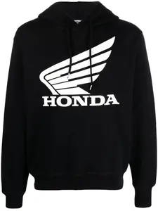 Худи с графичным принтом DSQUARED2, черный