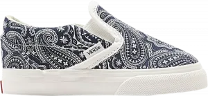 Кеды Vans Kith x Vault OG Classic Slip-On Toddler Paisley, синий