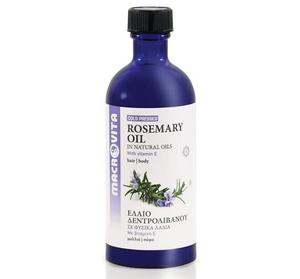 РОЗМАРИНОВОЕ МАСЛО на натуральных маслах холодного отжима с витамином Е 100мл MACROVITA