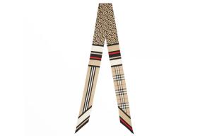 Burberry Женский шелковый шарф, Archive Beige