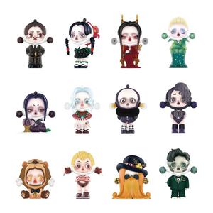 Бокс с полным набором Pop Mart Skullpanda x The Addams Family Series, 12 штук