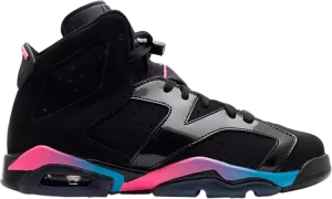 Кроссовки Air Jordan 6 Retro GS Pink Flash, черный
