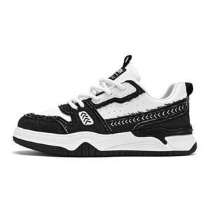 Кеды мужские, обувь для скейтбординга низкая Bull Charm, белый/черный