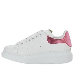 Кроссовки oversized sneaker 'white pink metallic' Alexander Mcqueen, белый
