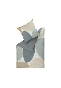 Серое постельное бельё renforcé pebble Swpebble Schöner Wohnen Kollektion