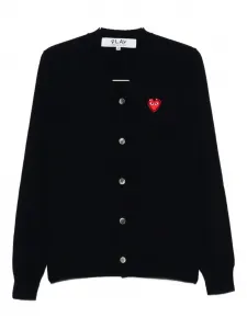 Кардиган с нашивкой-логотипом Comme Des Garçons Play, синий