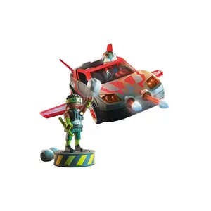 Детский конструктор Playmobil Hero With Vehicle, мультиколор