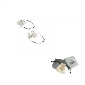 Орбитальные серьги-кольца Vivienne Westwood, серебряный