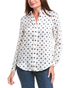 Джонс Нью Йорк Утилити блузка Jones New York, белый