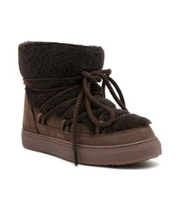 Ботинки женские Inuikii зимние кожаные, коричневый