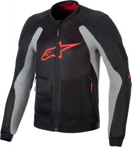 Куртка Alpinestars Troop-Air, Black/Ash Gray/Bright Red