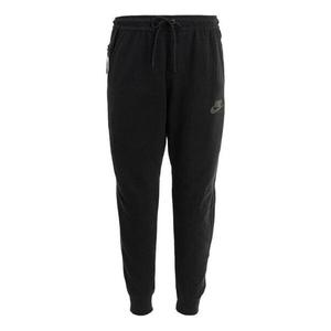 Штаны спортивные технологичные флисовые легкие Nike, черный