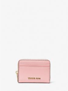 Кошелек Jet set travel из сафьяновой кожи среднего размера Michael Kors, красный