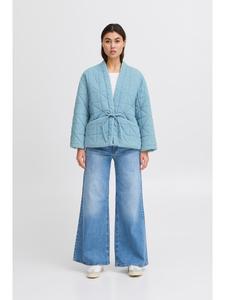 ICHI Куртка IHHEVIRA свободного кроя, средне-синего цвета