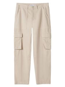 Брюки карго Bershka, экрю