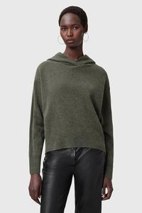 Шерстяная толстовка IRINA Allsaints, серый