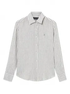 Полосатая рубашка Brooks Brothers, белый