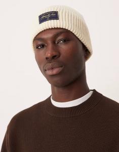 Вязаная шапочка цвета «кремовый» Alma De Ace