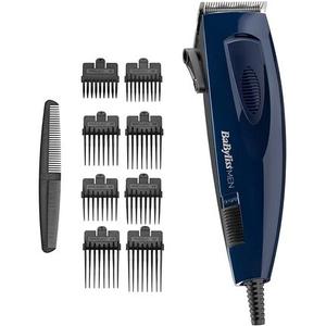 Мужская машинка для стрижки волос E695E с 8 насадками – проводная, Babyliss