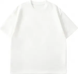 Футболка мужская oversized 2024, свободный крой, круглый вырез, летняя