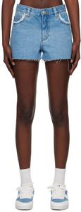 Синие джинсовые шорты Holly A.P.C.