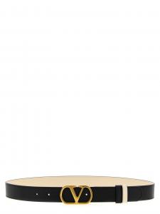 Двусторонний ремень Valentino Garavani с логотипом V, мультиколор