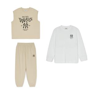Комплект Casual Sportswear New York Yankees из 3 предметов, цвет light sand, для детей 3-7 лет MLB KIDS, Light Sand