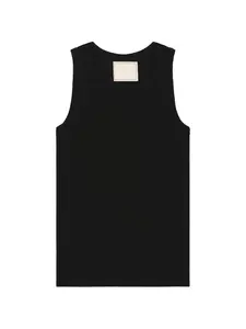 Трикотажный жилет с круглым вырезом Jeanerica, черный