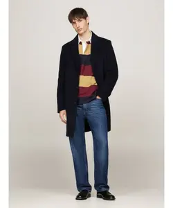 Шерстяное пальто Tommy Hilfiger, синий