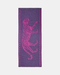 Шарф с узором Codello, фиолетовый