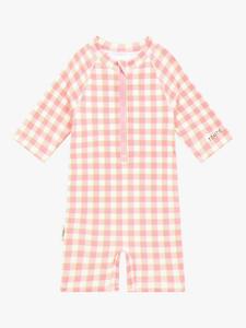 Детская пижама на молнии с защитой от ультрафиолета Toastie, цвет Pink Gingham