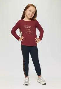 Брюки-Леггинсы mit с блестящим принтом S.Oliver, Navy