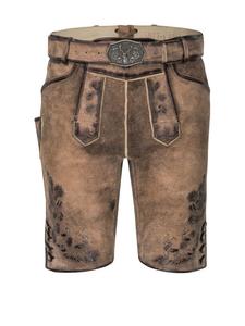 Кожаные шорты Max светло-коричневого цвета Nübler