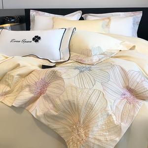 FUANNA Комплект постельного белья 1,5 спальный, пододеяльник 200x230 см, цвет бежевый