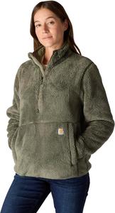 Carhartt женская свободная флисовая толстовка, Dusty Olive