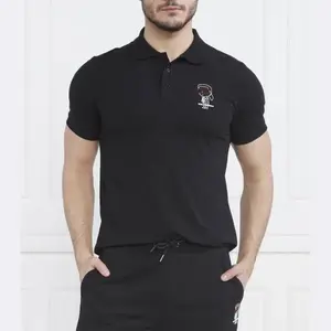 Рубашка поло стандартного кроя Karl Lagerfeld, черный