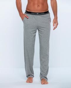 Длинные мужские пижамные штаны из 100% чесаного хлопка Punto Blanco, серый