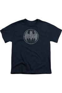 Футболка с коротким рукавом для детей "Batman. Звездная ночь" Gildan, темно-синий