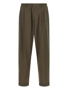 Брюки с отворотами и складками спереди Magliano, коричневый