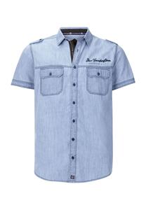 Джинсовая рубашка LORENSIUS JAN VANDERSTORM, синий