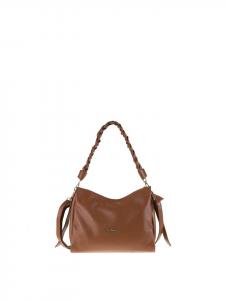 Сумка через плечо коньячного цвета Pierre Cardin