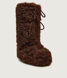 Снежные сапоги ICON CURLY EXTRA Moon Boot, коричневый