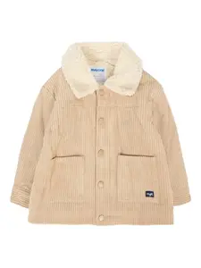 Вельветовое пальто Mayoral, бежевый