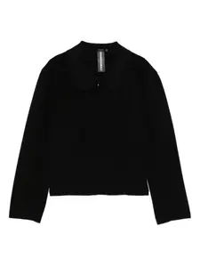 Куртка с воротником Питер Пэн Norma Kamali, черный