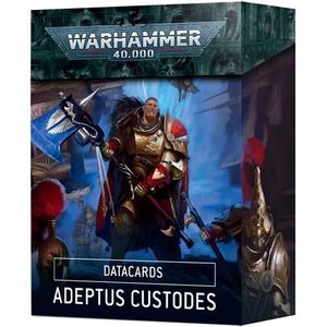 Миниатюра Games Workshop Warhammer 40K: Datacards - Adeptus Custodes (9th Edition)