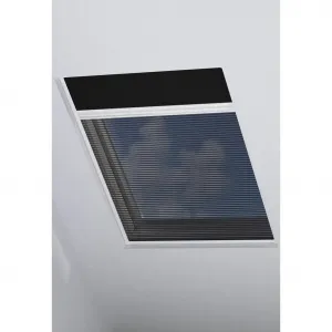 Мой дом москитная сетка-плиссе Мика с защитой от света, установка с бурением направляющих, сочетание защиты от насекомых и плиссированной соты My Home, черный/черный/черный