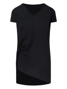 Футболка с V-образным вырезом Rick Owens, черный