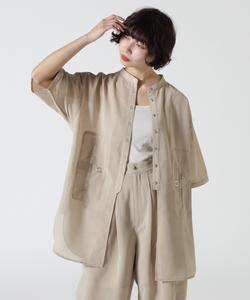 Женская/xRUMBLE RED/SLUB Шифоновая рабочая рубашка с карманами